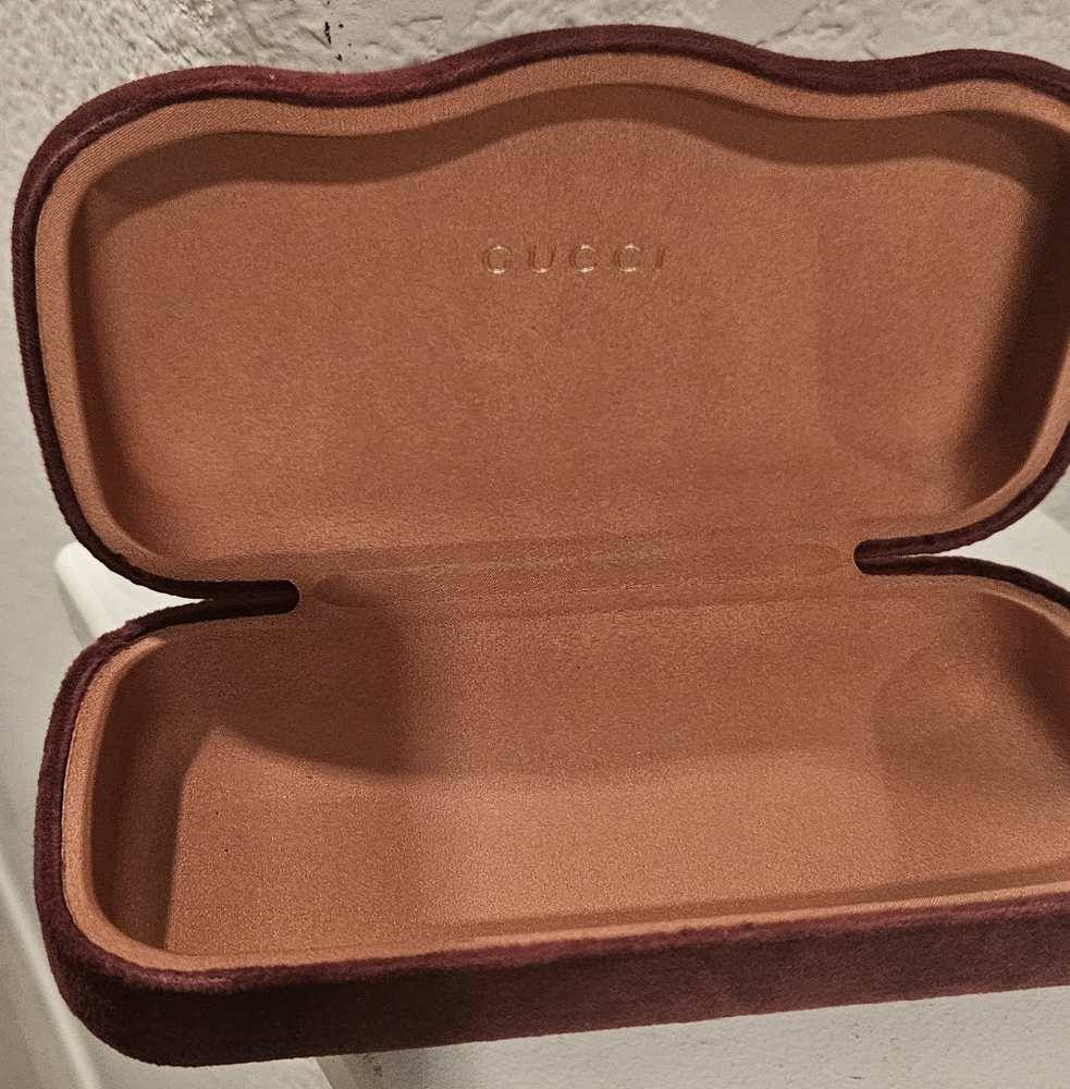 Gucci Sunglasses Case - Brown and Tan